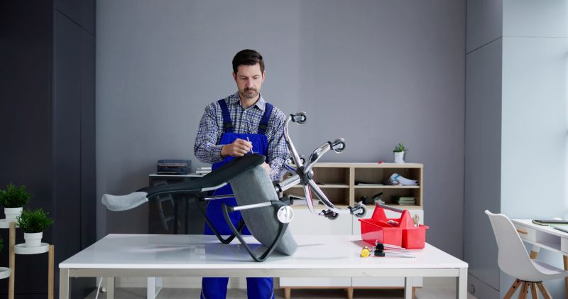 Furniture Setup in Progress